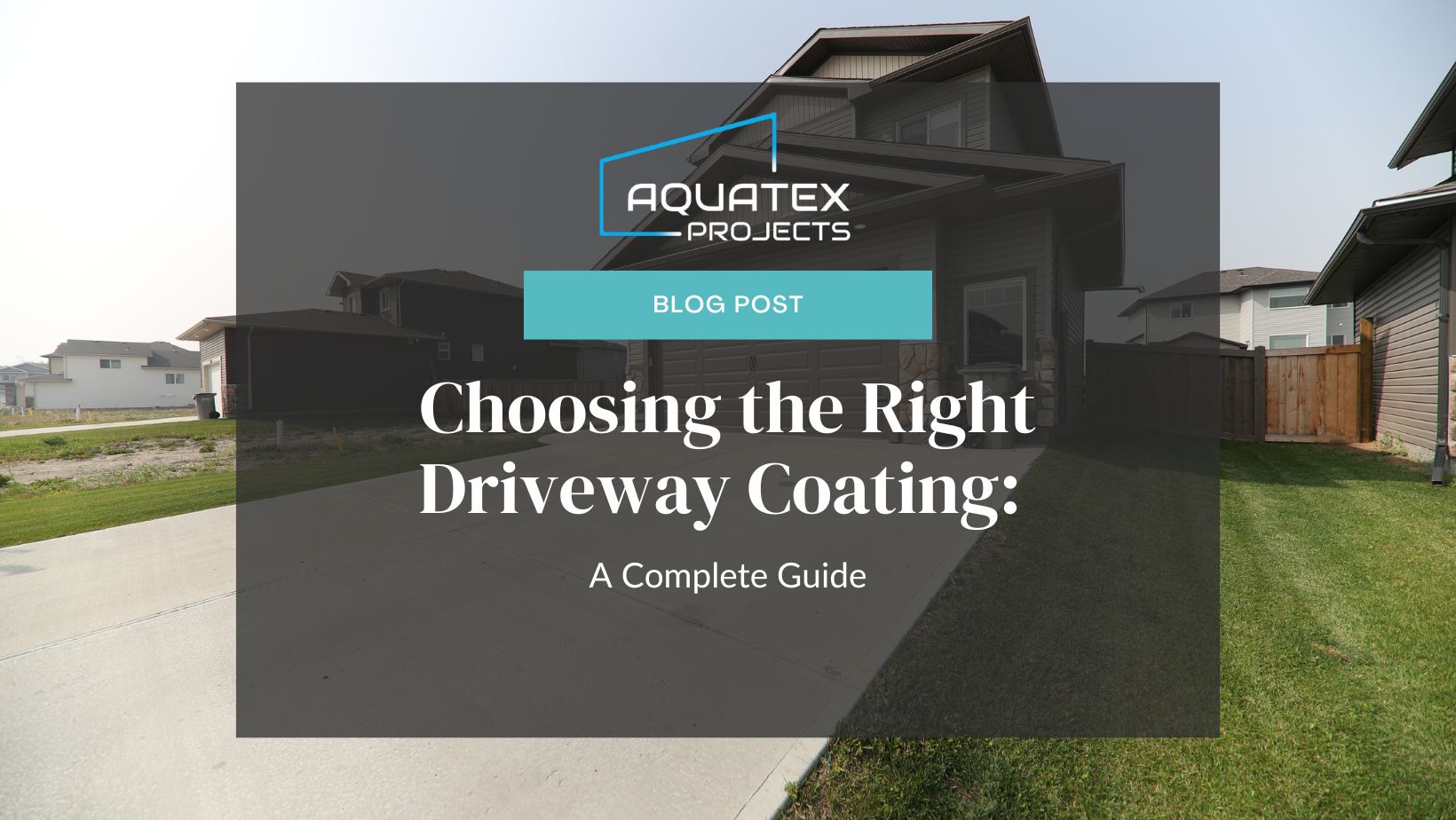 Choosing the Right Driveway Coating: A Complete Guide